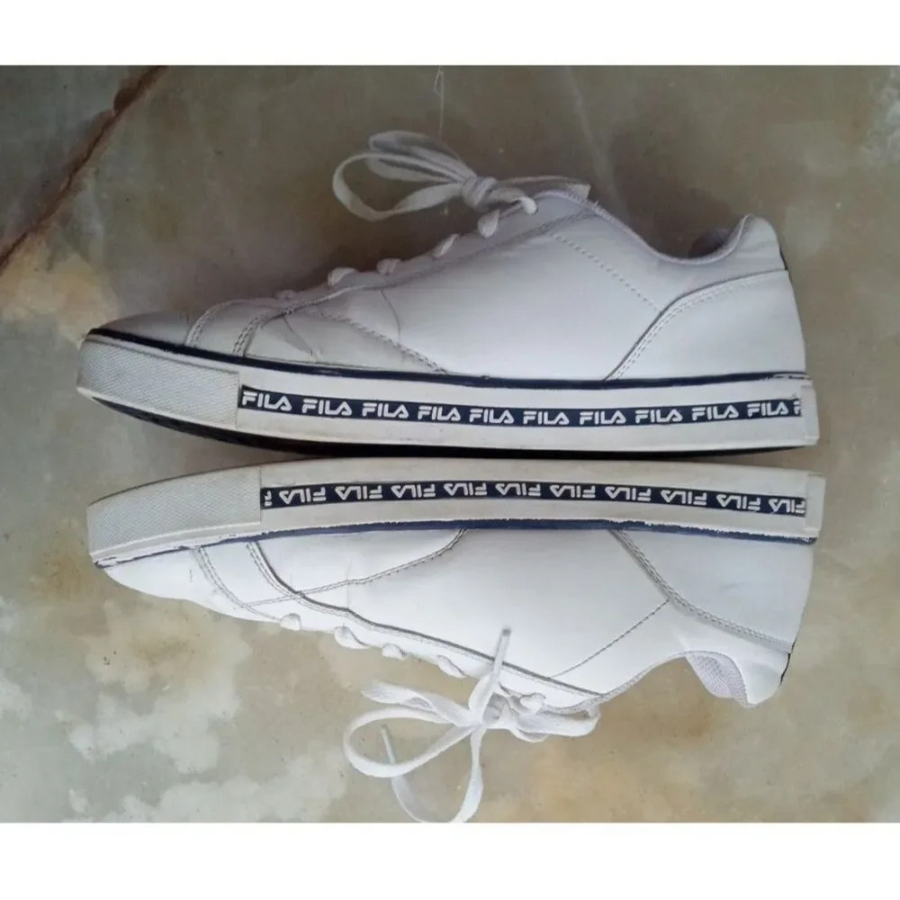 FILA Men's sz. 8 Original Court Leather White Shoes